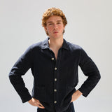 Linen Jacket Navy