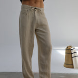 Cool Comfy Linen Pants Beige