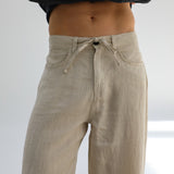 Cool Comfy Linen Pants Beige