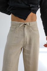 Cool Comfy Linen Pants Beige