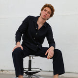Linen Jacket Navy