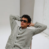 Linen Jacket Light Grey