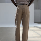 Linen Modern Comfy Pants Taupe
