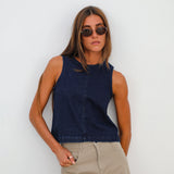 Denim Top Blue