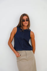 Denim Top Blue