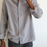 Square Shirt Grey & Orange