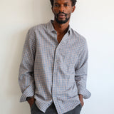 Square Shirt Grey & Orange
