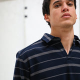 Modern Polo Stripes Navy