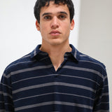 Modern Polo Stripes Navy