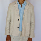 Linen Blazer Beige