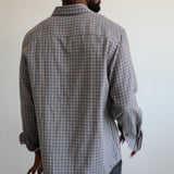 Square Shirt Grey & Orange