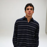 Modern Polo Stripes Navy