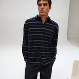 Modern Polo Stripes Navy