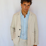 Linen Blazer Beige