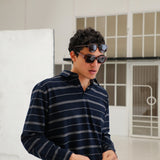 Modern Polo Stripes Navy