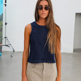 Denim Top Blue