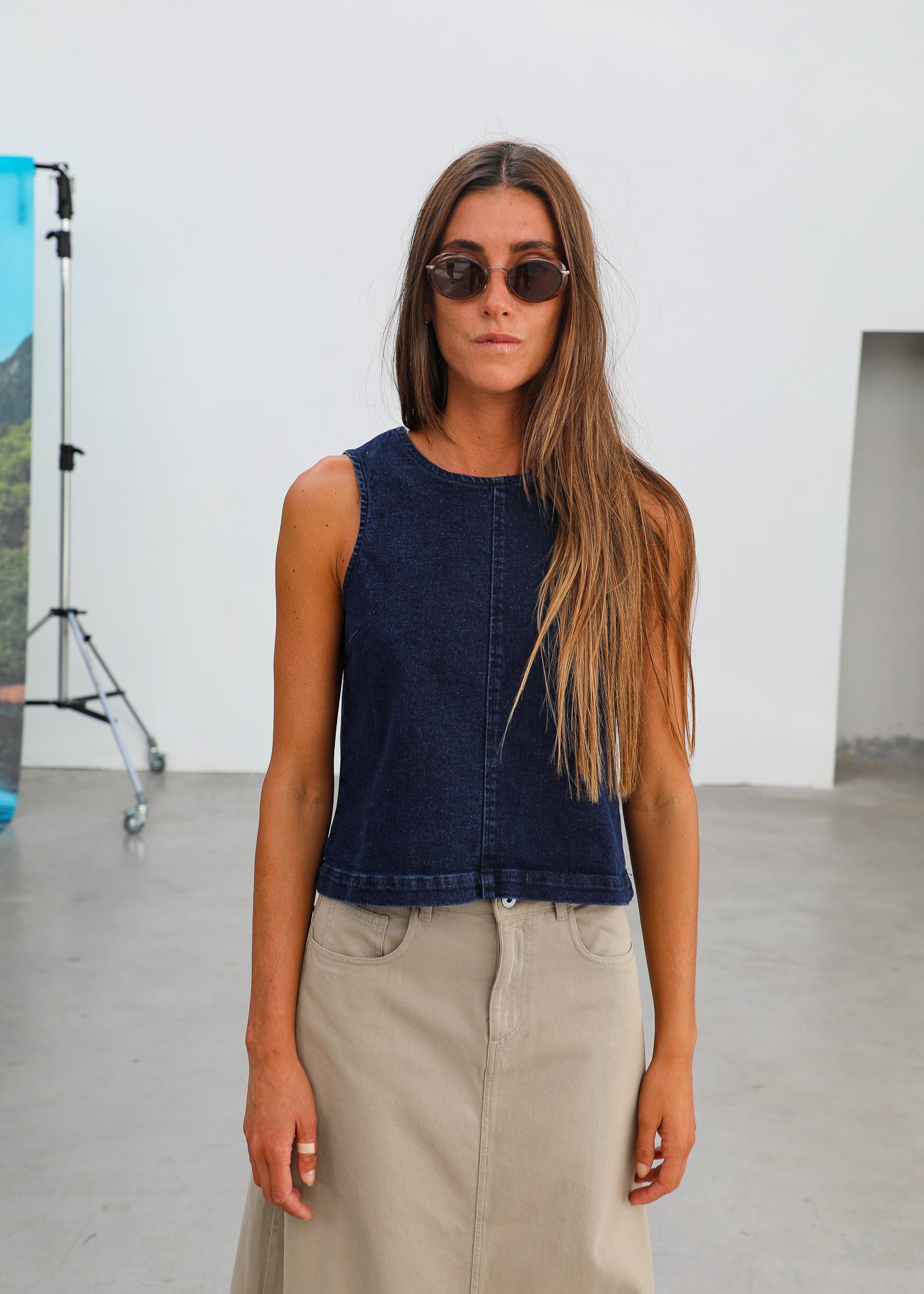 Denim Top Blue