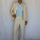 Linen Blazer Beige