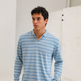 Classic Polo Stripes Blue & White