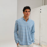 Classic Polo Stripes Blue & White