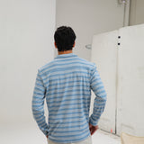 Classic Polo Stripes Blue & White