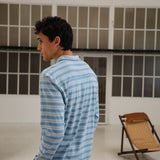 Classic Polo Stripes Blue & White