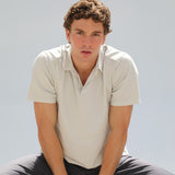 Short Modern Polo Natural
