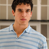 Classic Polo Stripes Blue & White