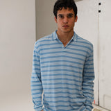 Classic Polo Stripes Blue & White