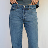 Denim Jeans Elastic Detail