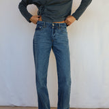 Denim Jeans Elastic Detail