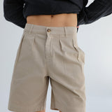 Short Retro Comfy Beige