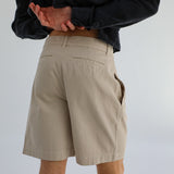 Short Retro Comfy Beige