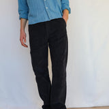 Corduroy Pocket Comfy Pants Navy