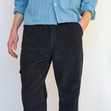 Corduroy Pocket Comfy Pants Navy