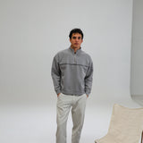 Flow Hoodie Line Light Grey