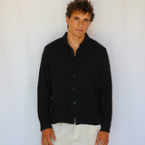 Vintage Shirt Stripes Black