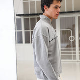 Flow Hoodie Line Light Grey