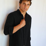 Vintage Shirt Stripes Black