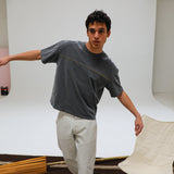 Trendy Petrol Embroidered Detail T-Shirt