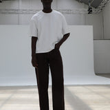 Short Modern Trendy T-Shirt White