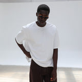 Short Modern Trendy T-Shirt White
