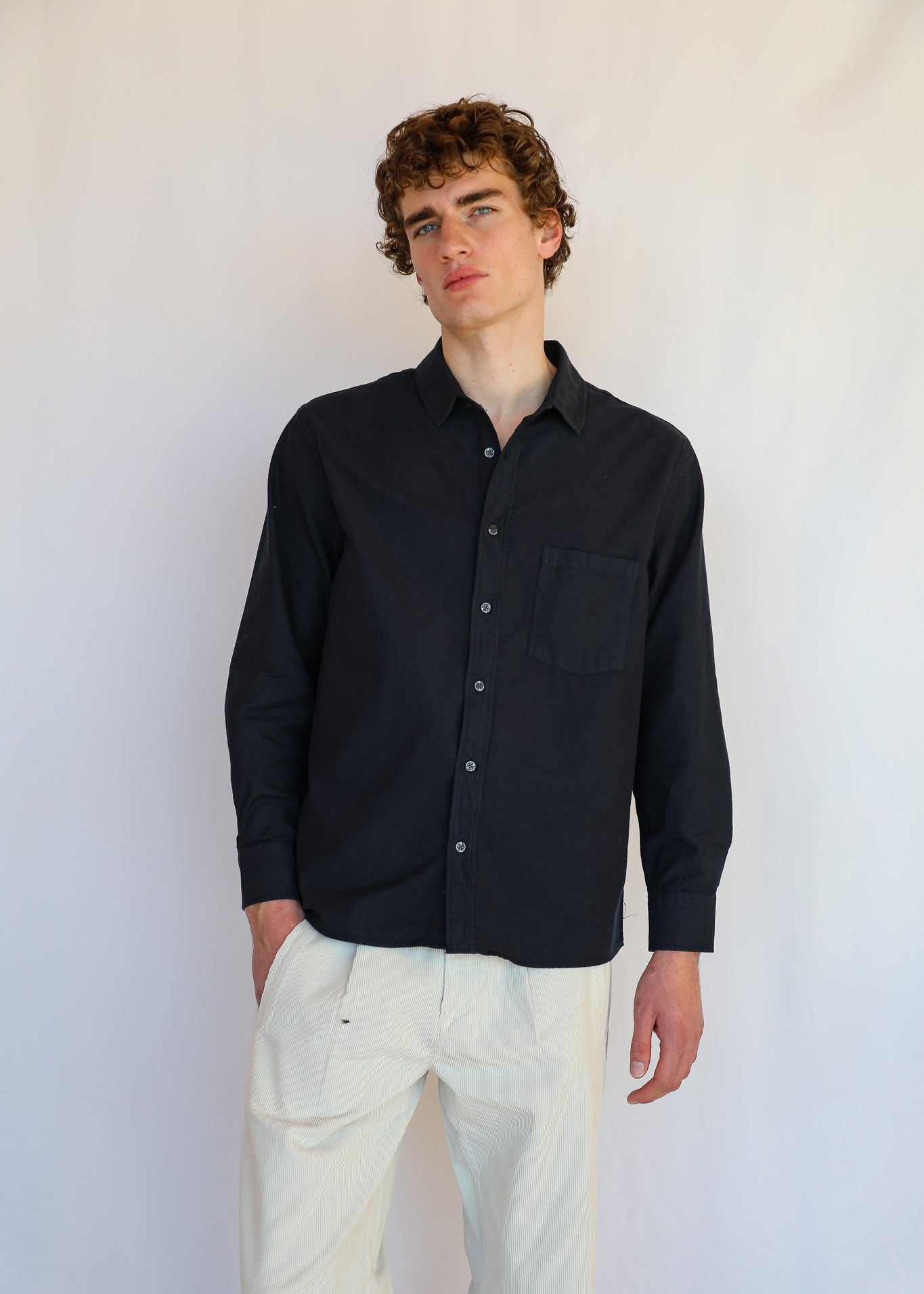 Pique Shirt Navy