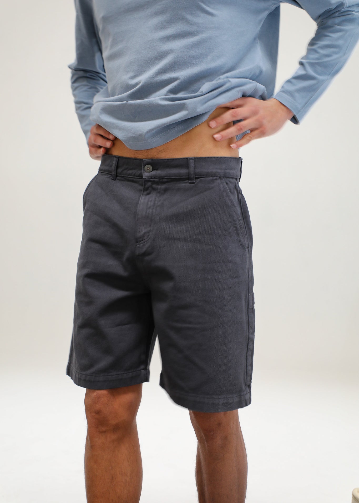 Short Modern Comfy Pants Petrol
