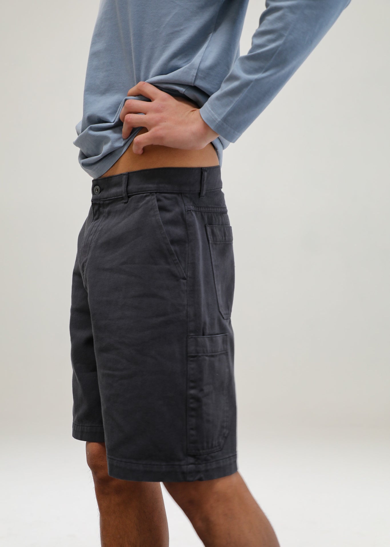 Short Modern Comfy Pants Petrol