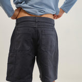 Short Modern Comfy Pants Petrol