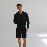 Short Retro Comfy Petrol