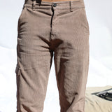 Corduroy Pocket Comfy Pants Light Brown