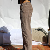Corduroy Pocket Comfy Pants Light Brown