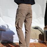Corduroy Pocket Comfy Pants Light Brown